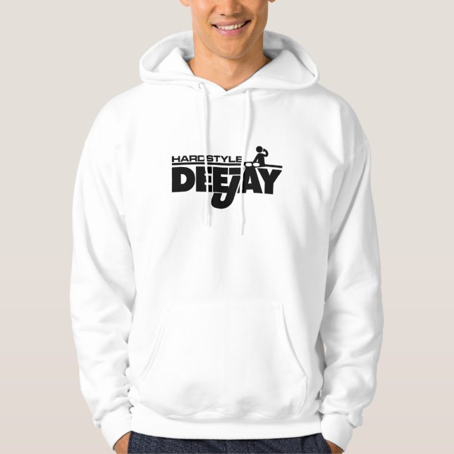 Veste À Capuche Disc-jockey de Hardstyle (Devant)