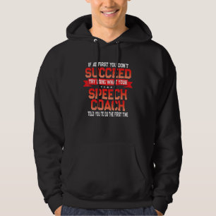 Veste À Capuche Discours amusant Coach Cadeau Funny Coaches Citati