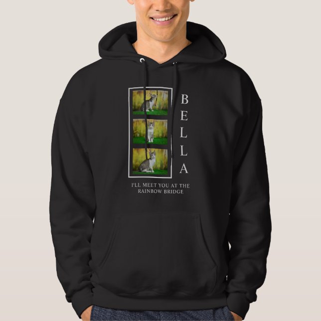 Veste À Capuche Disposition verticale du Mémorial pour animaux de  (Devant)