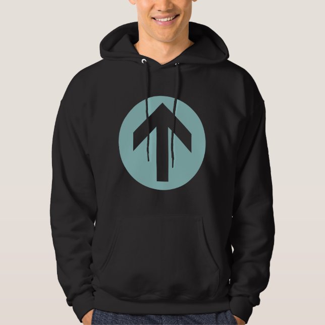 Veste À Capuche Disque fléché (Devant)