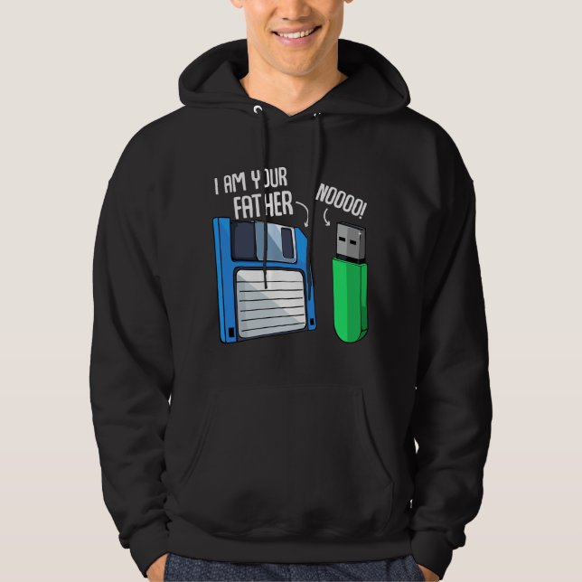 Veste À Capuche Disque souple codeur ingénierie informatique Geek  (Devant)
