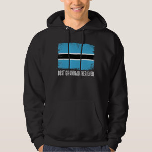 Veste À Capuche Distante Botswana Drapeau Meilleure grand-mère Jam