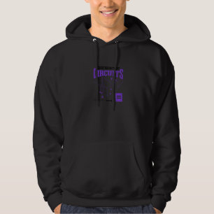 Veste À Capuche Distrait par les circuits Citation ironique Électr