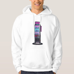 Veste À Capuche Distributeur Automatique Japonais Cyberpunk Pixel 