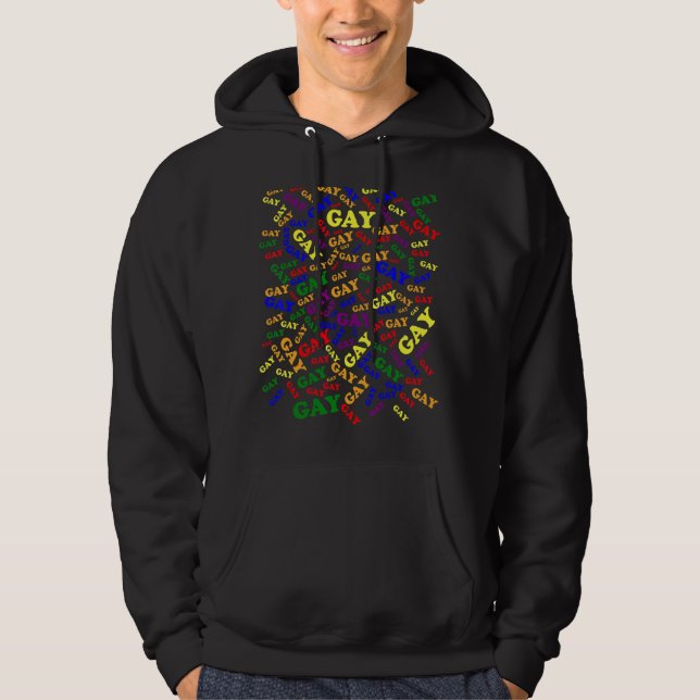 Veste À Capuche Dites Gay (Devant)