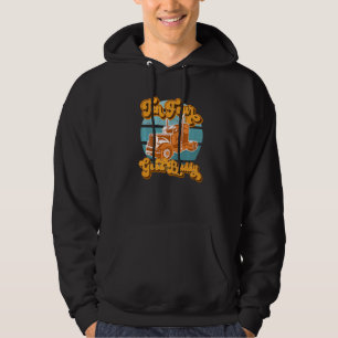 Veste À Capuche Dix Quatre Bon Buddy Retro Cb Radio Trucker Vintag