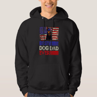 Veste À Capuche Doberman père jamais américain Drapeau Patrioti