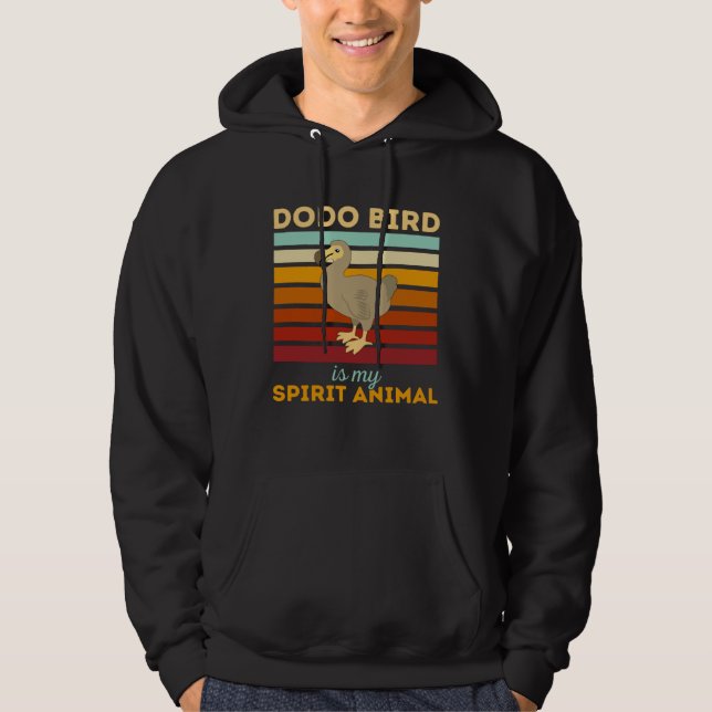 Veste À Capuche Dodo Bird Is My Spirit Animal Extinct Flightless B (Devant)