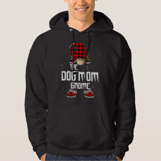 Veste À Capuche Dog Maman Gnome Buffalo Plaid Matching Family Chri