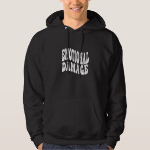Veste À Capuche DOMMAGE ÉMOTIONNEL mème de la cuve amusant 1