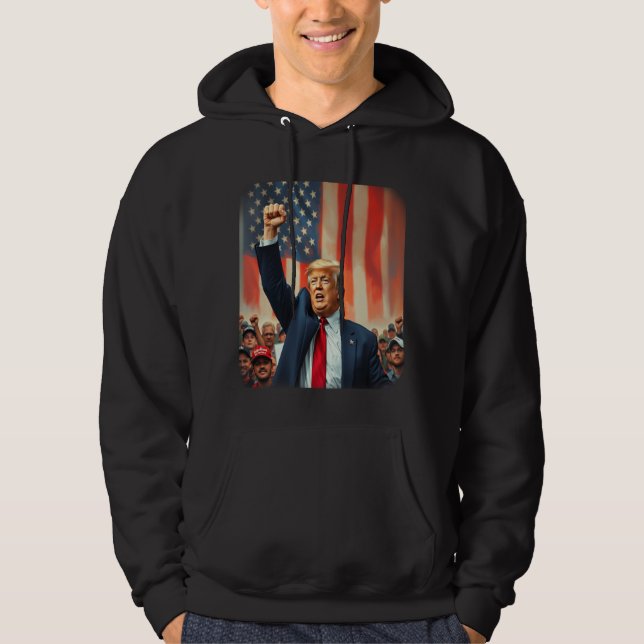 Veste À Capuche Donald Trump (Devant)
