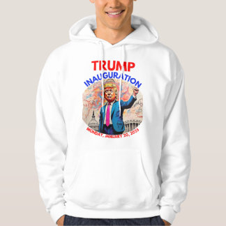 VESTE À CAPUCHE DONALD TRUMP JOUR D'INAUGURATION 2025