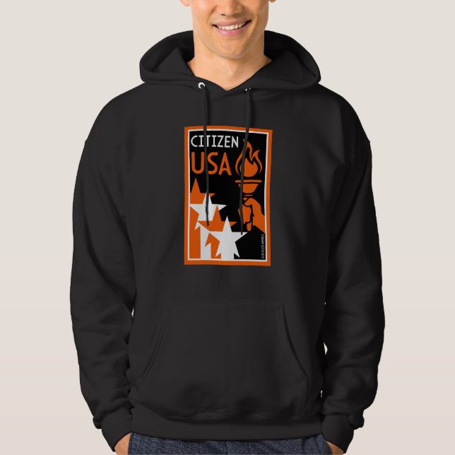 Veste À Capuche Dons de citoyenneté américaine (Devant)
