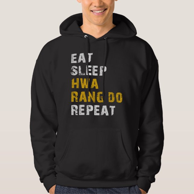 Veste À Capuche dormir Hwa Rang Do (Devant)
