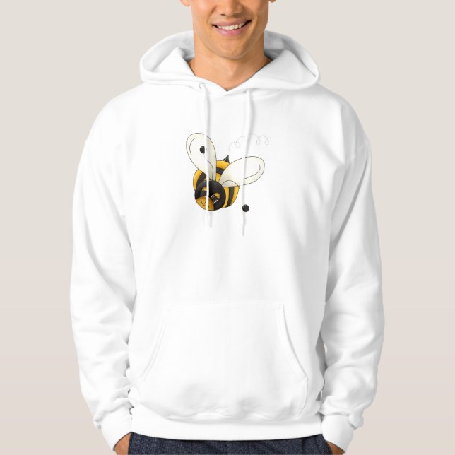 Veste À Capuche Douce Petite Abeille Mignonne (Devant)