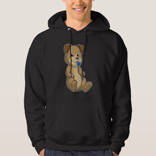 Veste À Capuche Douces de chien Lollipop (Devant)