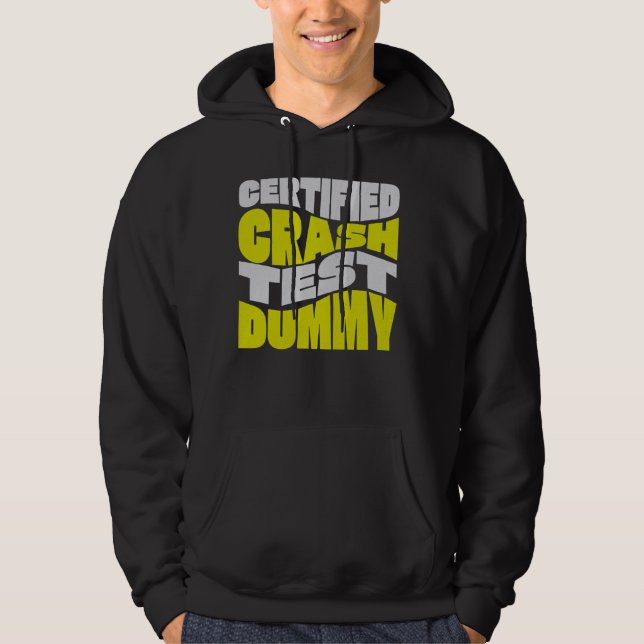 Veste À Capuche Doudou d'essai de crash certifié ! Blessé Drôle Et (Devant)