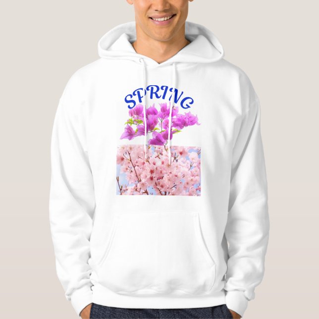 Veste À Capuche Doudoune de printemps (Devant)
