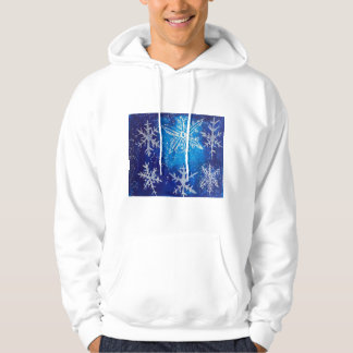 Veste À Capuche Doudoune flocon de neige Noël d'hiver