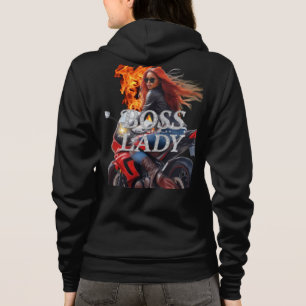 Veste À Capuche Doudoune moto femme patronne