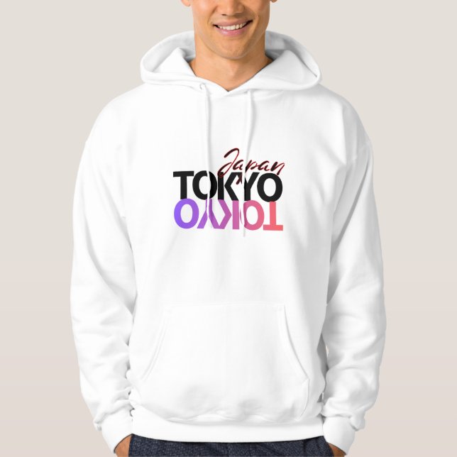 Veste À Capuche Doudounes Japon Thème Tokyo (Devant)