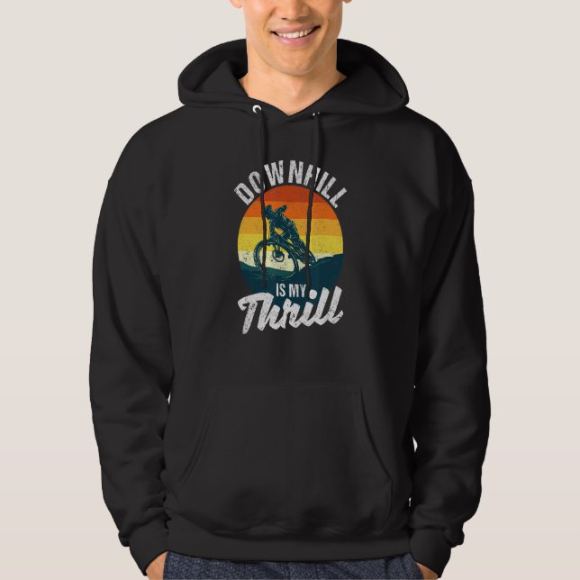 Veste À Capuche Downhill Est My Thrill Mountain Vélo Mtb Vélo Bi (Devant)