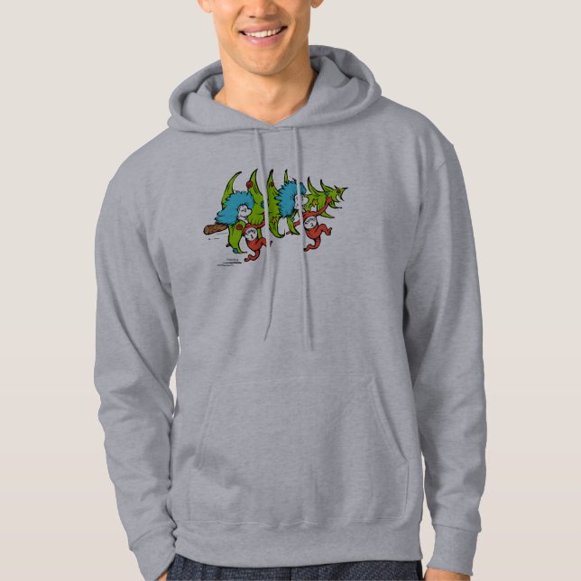 Veste À Capuche Dr. Seuss | Le Grinch | Chose 1 Chose 2 Noël (Devant)