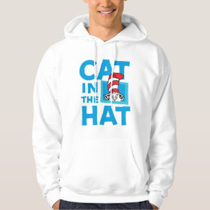Veste À Capuche Dr. Seuss   Logo du Chat dans le Chapeau