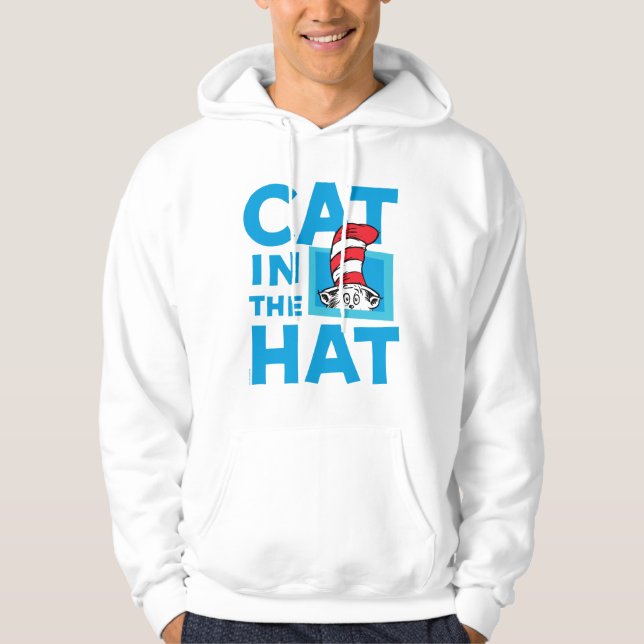 Veste À Capuche Dr. Seuss | Logo du Chat dans le Chapeau (Devant)