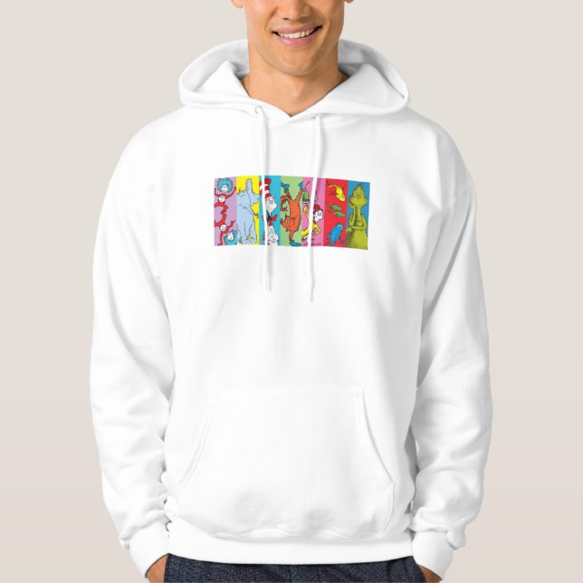 Veste À Capuche Dr. Seuss | Tranche de personnage (Devant)