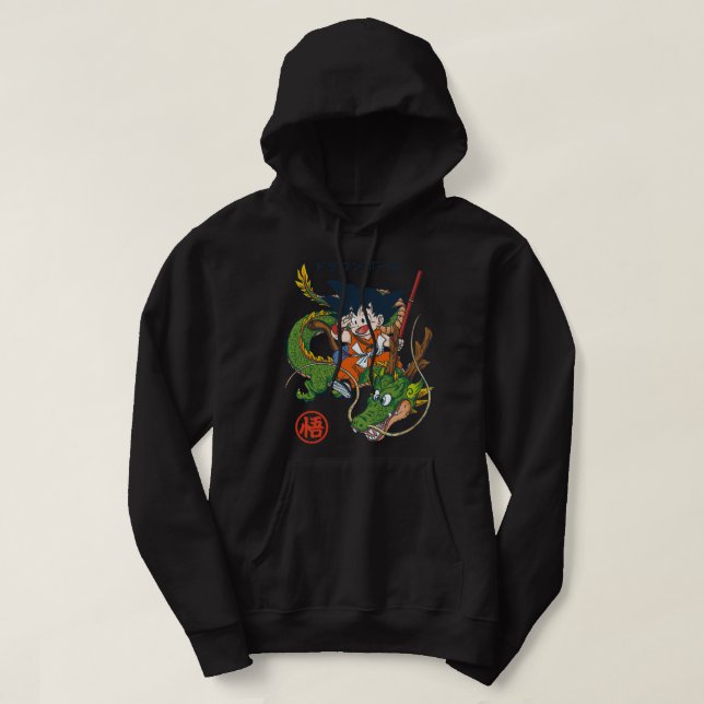 Veste À Capuche Dragon ballon goku; shenron (Design devant)