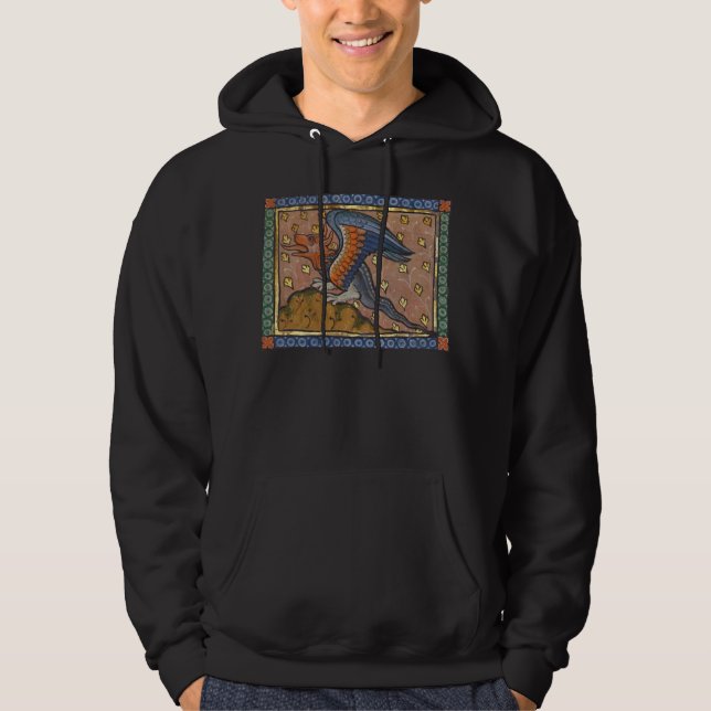 Veste À Capuche Dragon Bestiaire Médiéval c. 1270 (Devant)