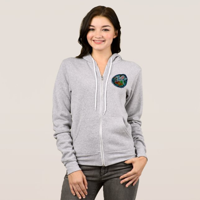 Veste À Capuche Dragon celtique (Devant entier)
