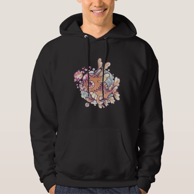 Veste À Capuche Dragon de poisson rouge 270 (Devant)