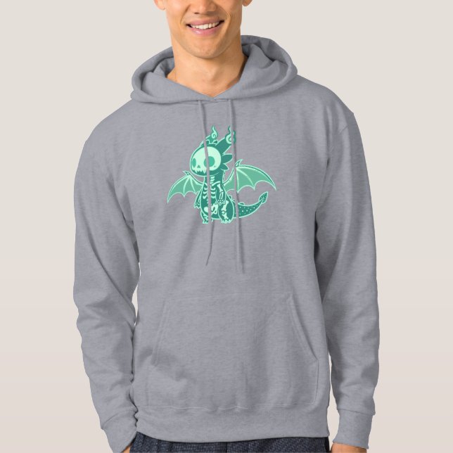 Veste À Capuche Dragon Fantôme (Devant)