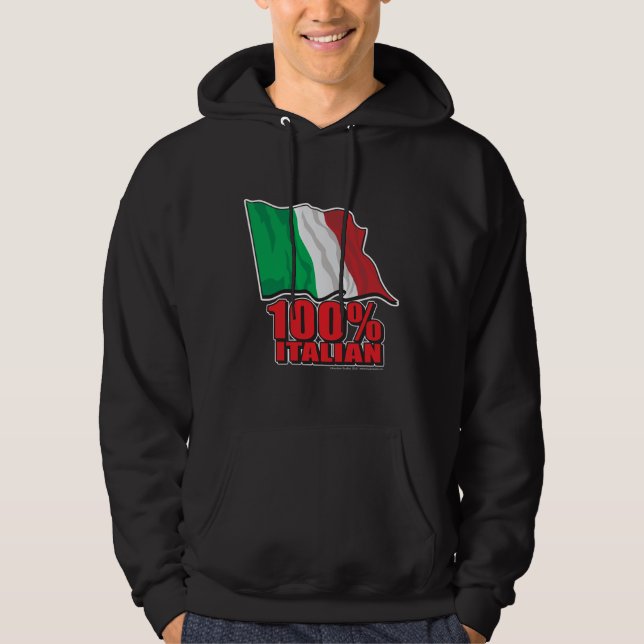 Veste À Capuche Drapeau 100% italien (Devant)