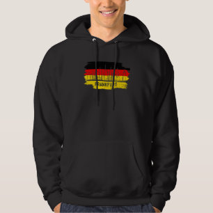 Veste À Capuche Drapeau Allemagne de Francfort Deutsche Flagge Deu