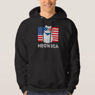 Veste À Capuche Drapeau américain 4 juillet mâle mât chat