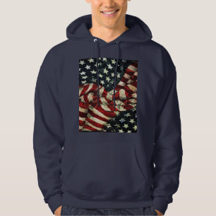Veste À Capuche Drapeau américain-Camouflage par Shirley Taylor
