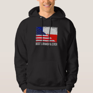 Veste À Capuche Drapeau américain Chili Drapeau meilleure famille