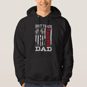 Veste À Capuche Drapeau américain Dirt Track Racing Papa Race Drap