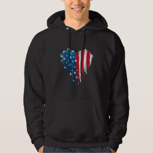 Veste À Capuche Drapeau américain Dog Paw