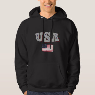 Veste À Capuche Drapeau américain du maillot de football américain