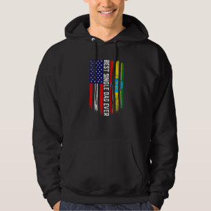 Veste À Capuche Drapeau américain et drapeau éthiopien Meilleur Pè