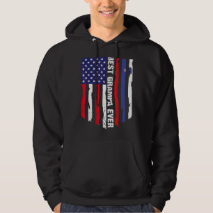 Veste À Capuche Drapeau américain et drapeau slovène Meilleur Gram