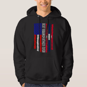 Veste À Capuche Drapeau américain Laos Drapeau meilleur grand-père