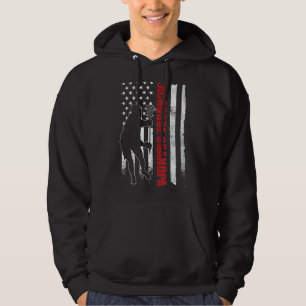 Veste À Capuche Drapeau américain Mens Lacrosse Grand-père 4juille