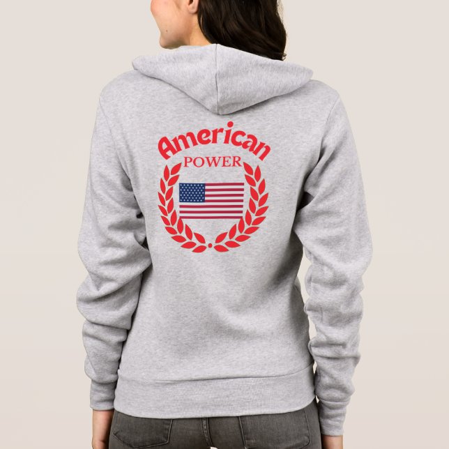 Veste À Capuche Drapeau américain original (Dos)