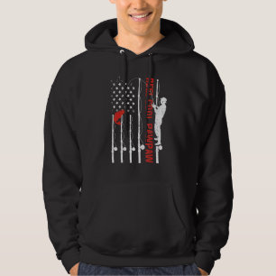 Veste À Capuche Drapeau américain Pawpaw Cool de mer de mâle Pêche