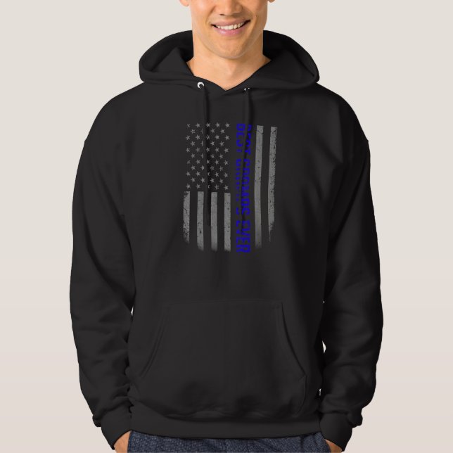 Veste À Capuche Drapeau américain pour père's (Devant)